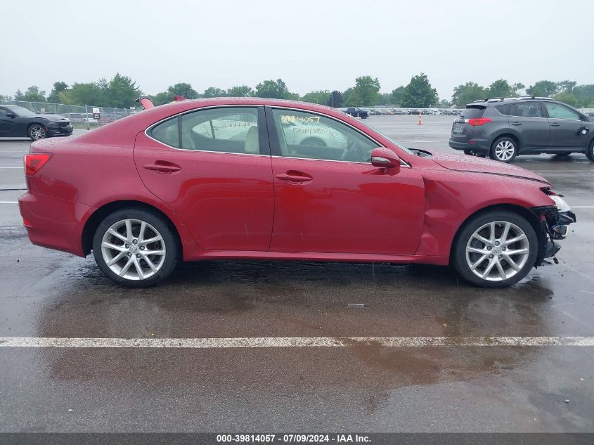 2011 Lexus Is 350 VIN: JTHCE5C2XB5001881 Lot: 39814057