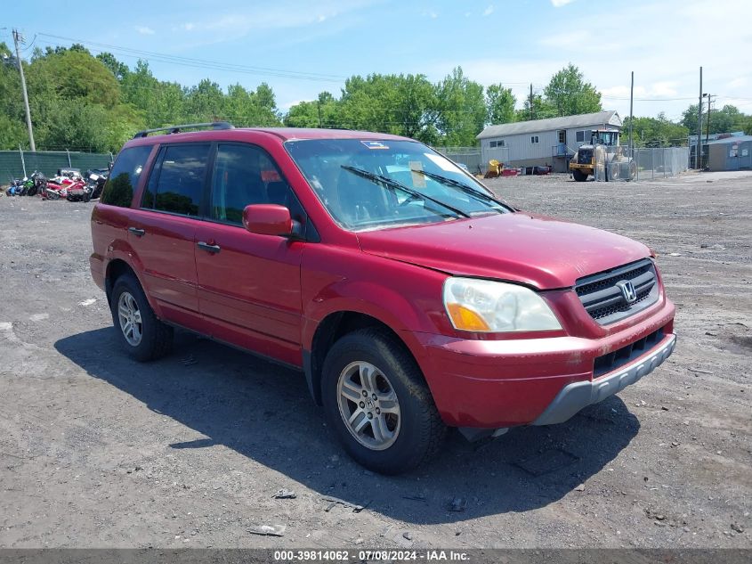 2003 Honda Pilot Ex-L VIN: 2HKYF18573H571113 Lot: 39814062