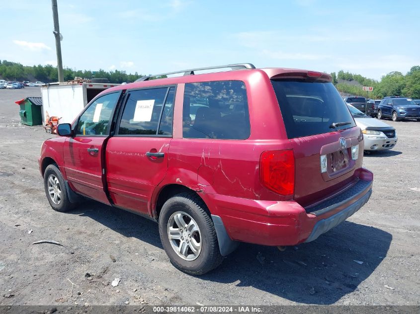 2003 Honda Pilot Ex-L VIN: 2HKYF18573H571113 Lot: 39814062