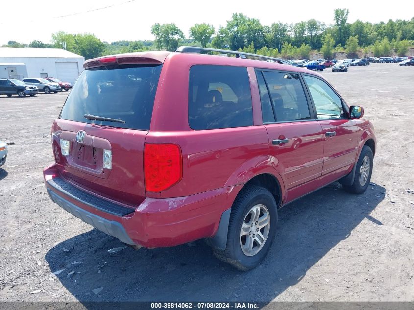 2003 Honda Pilot Ex-L VIN: 2HKYF18573H571113 Lot: 39814062