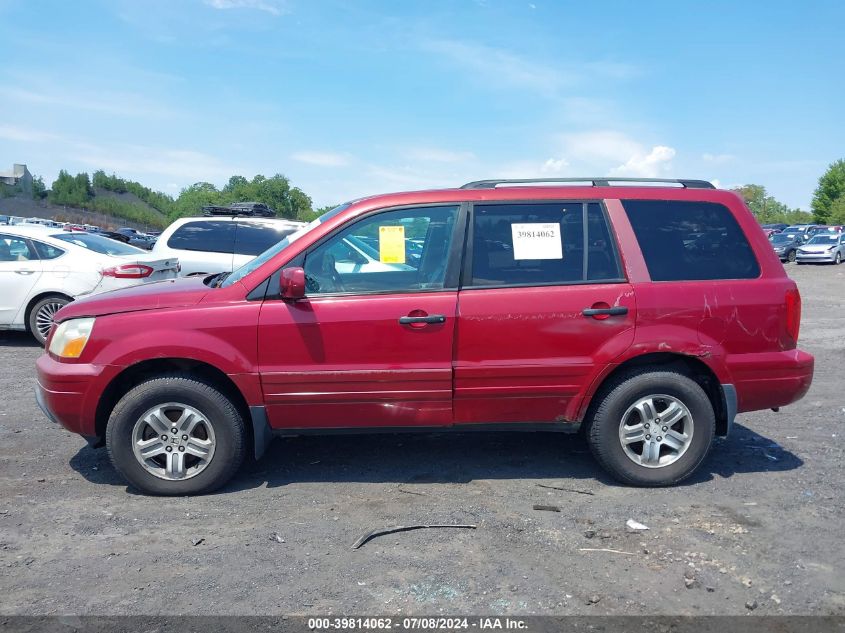 2003 Honda Pilot Ex-L VIN: 2HKYF18573H571113 Lot: 39814062