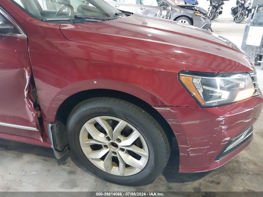 2016 Volkswagen Passat 1.8T S VIN: 1VWAT7A31GC046276 Lot: 39814066