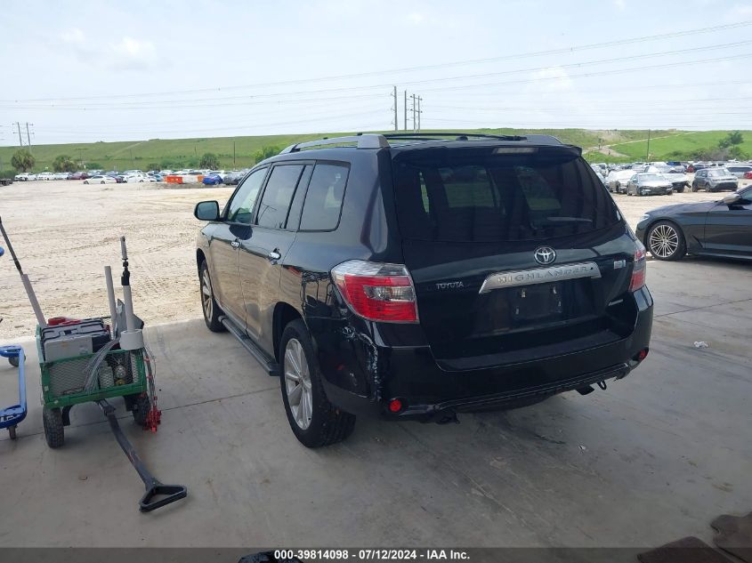 JTEEW44A092037125 2009 Toyota Highlander Hybrid Limited