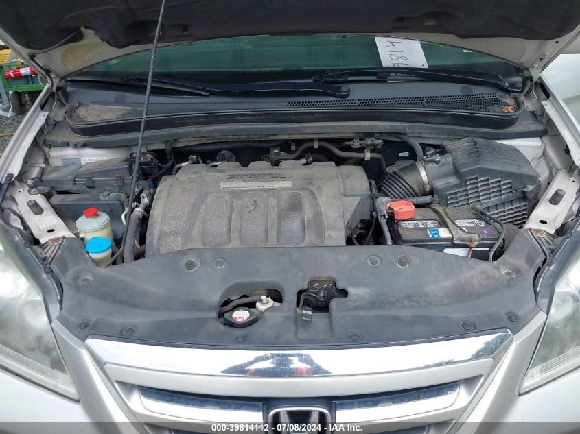 2007 Honda Odyssey Ex-L VIN: 5FNRL38787B069550 Lot: 39814112