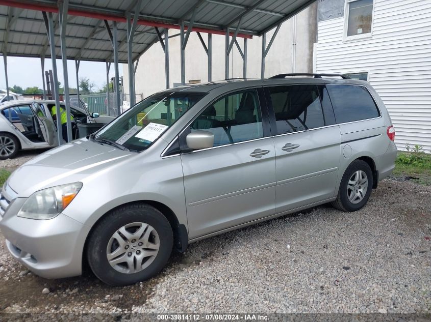 2007 Honda Odyssey Ex-L VIN: 5FNRL38787B069550 Lot: 39814112