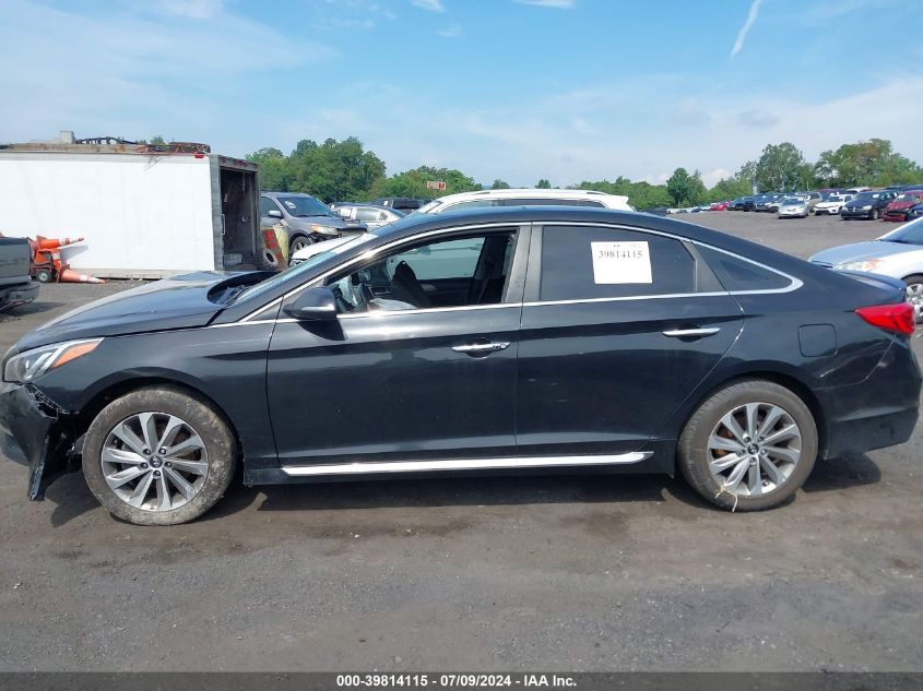 2017 Hyundai Sonata Sport VIN: 5NPE34AF5HH558156 Lot: 39814115