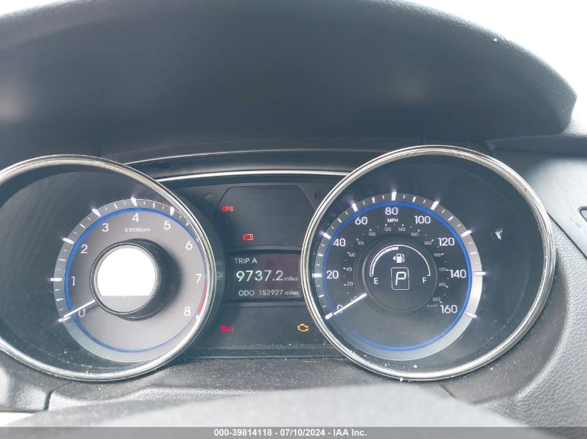 2012 Hyundai Sonata Gls VIN: 5NPEB4AC2CH344761 Lot: 39814118