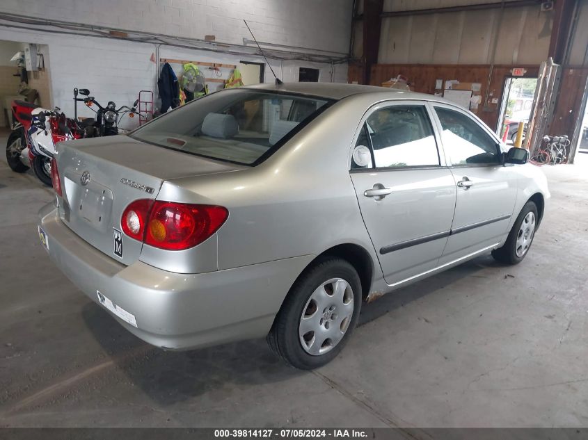 2004 Toyota Corolla Ce VIN: JTDBR32E542040223 Lot: 39814127