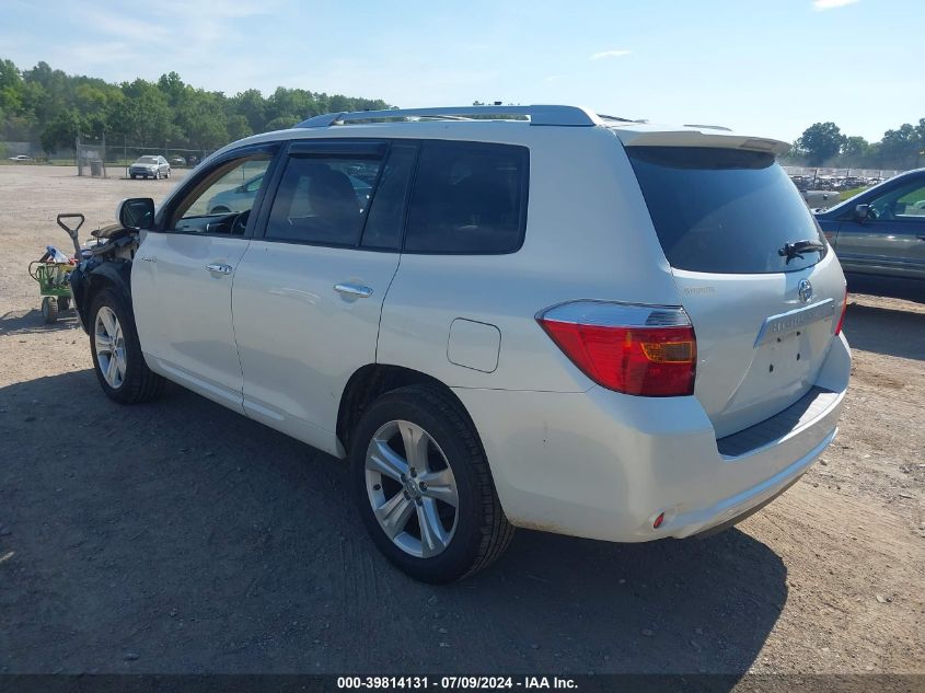 2010 Toyota Highlander Limited V6 VIN: JTEDK3EH8A2153156 Lot: 39814131