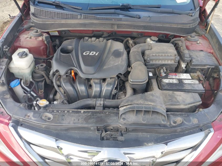 2011 Hyundai Sonata Se VIN: 5NPEC4AC2BH131630 Lot: 39814139