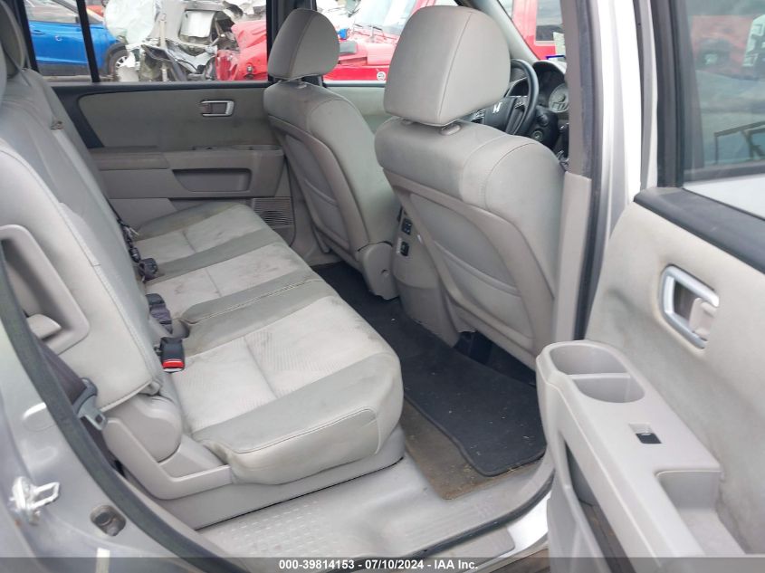 2013 Honda Pilot Lx VIN: 5FNYF3H23DB022977 Lot: 39814153