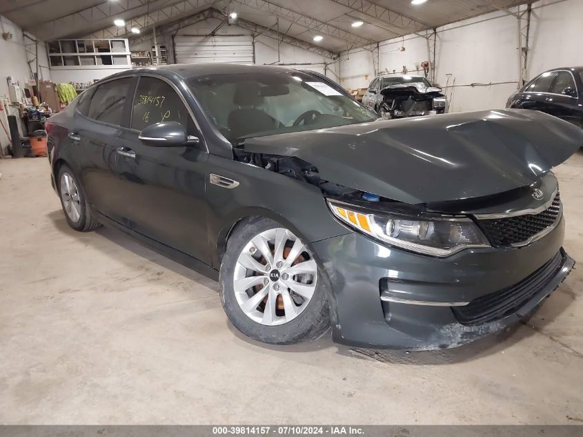 2016 Kia Optima Lx VIN: 5XXGT4L34GG082651 Lot: 39814157