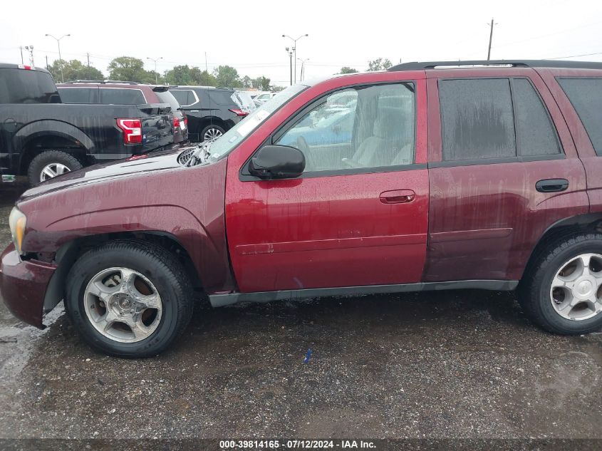 2007 Chevrolet Trailblazer Lt VIN: 1GNDS13S672188883 Lot: 39814165