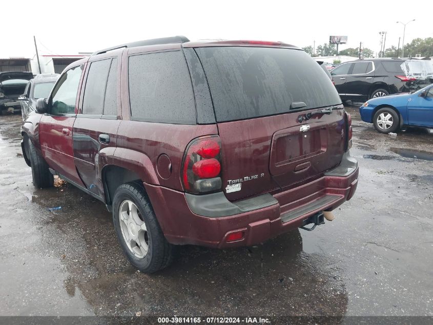 2007 Chevrolet Trailblazer Lt VIN: 1GNDS13S672188883 Lot: 39814165