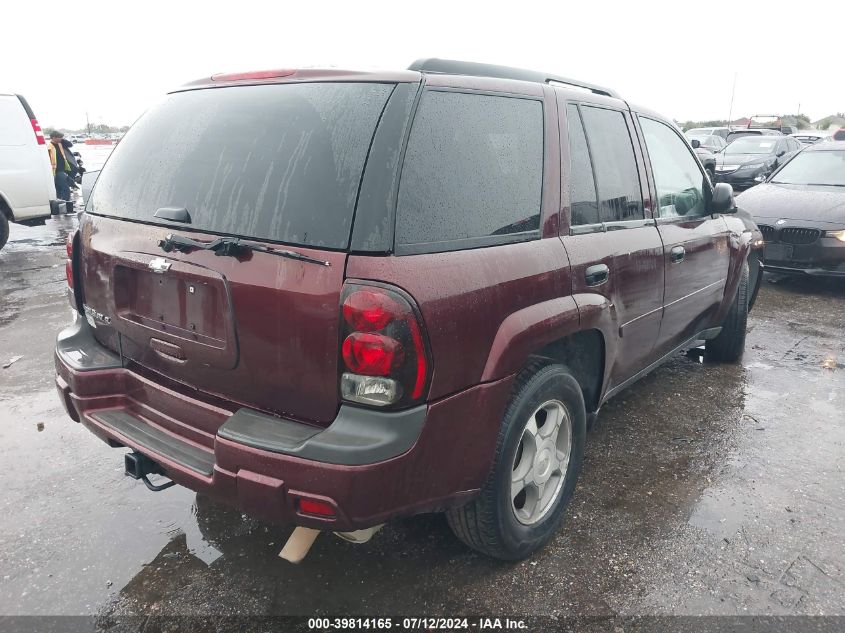 2007 Chevrolet Trailblazer Lt VIN: 1GNDS13S672188883 Lot: 39814165