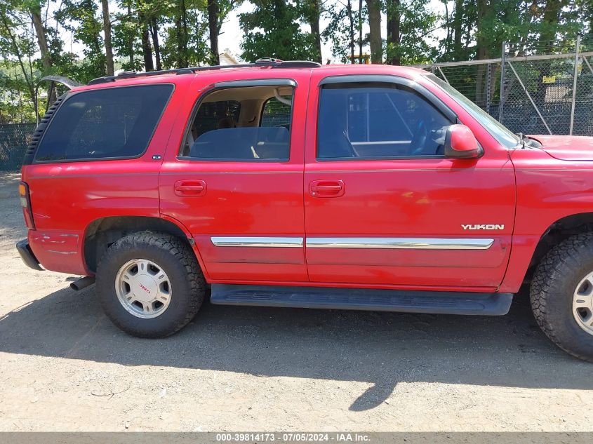 2002 GMC Yukon Sle VIN: 1GKEK13Z62J172356 Lot: 39814173