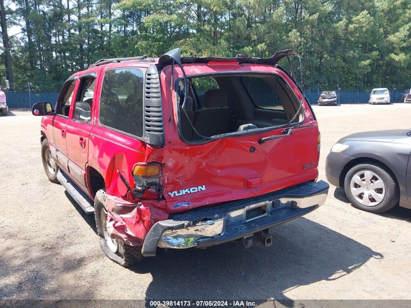 2002 GMC Yukon Sle VIN: 1GKEK13Z62J172356 Lot: 39814173