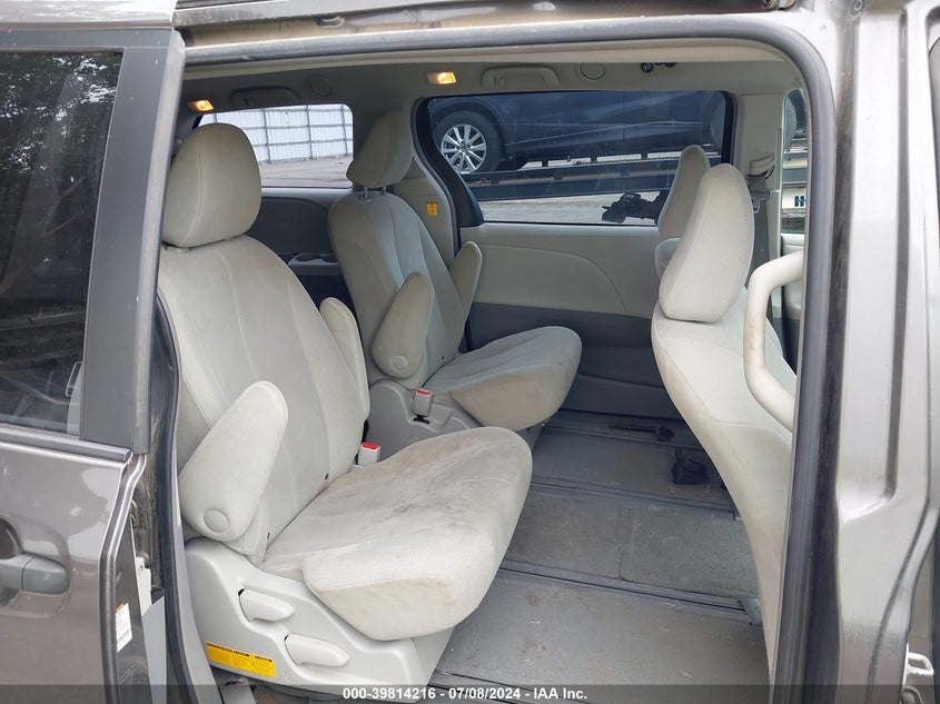 2012 Toyota Sienna Base V6 7 Passenger VIN: 5TDZK3DC9CS250474 Lot: 39814216