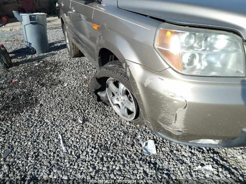 2007 Honda Pilot Exl VIN: 5FNYF186X7B007582 Lot: 39814221