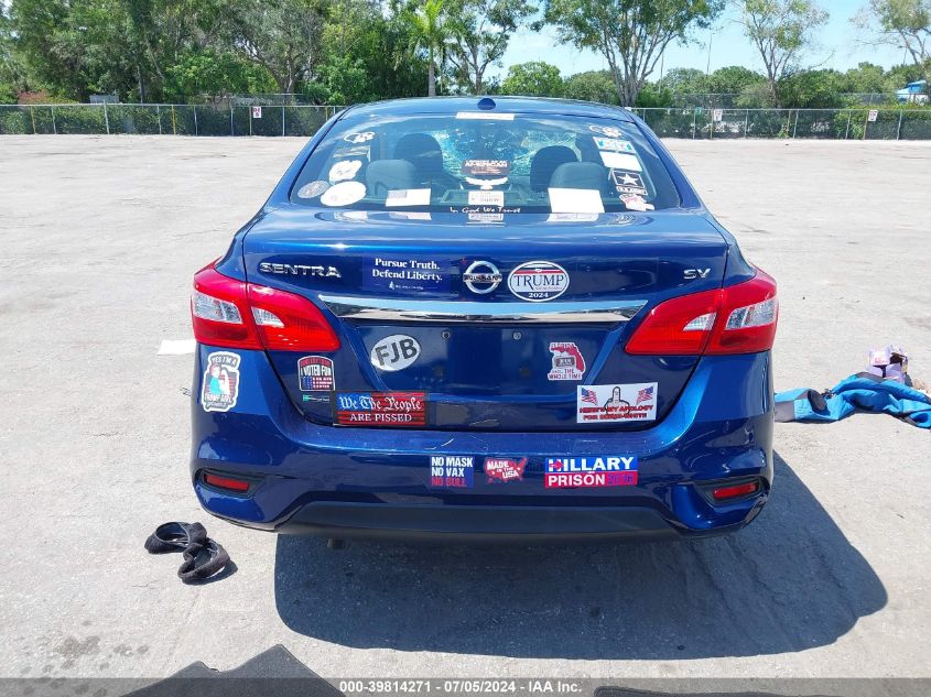 2019 Nissan Sentra Sv VIN: 3N1AB7AP2KY228855 Lot: 39814271