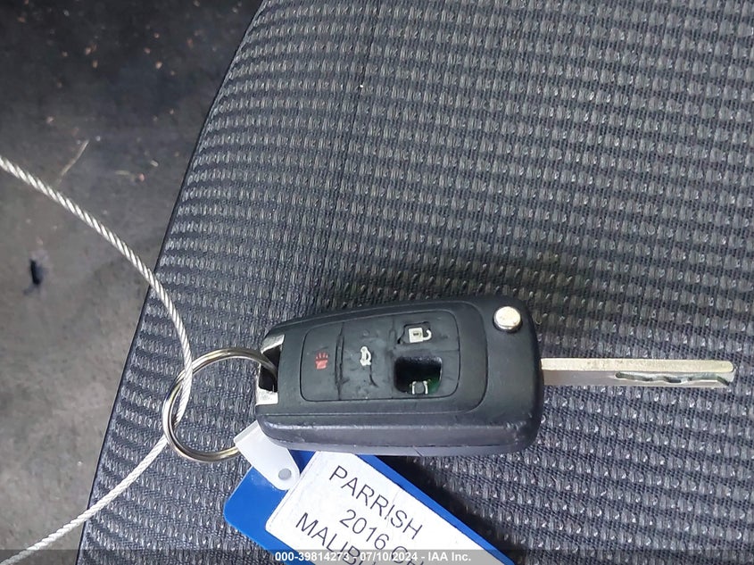 2016 Chevrolet Malibu Limited Lt VIN: 1G11C5SA5GF130211 Lot: 39814273