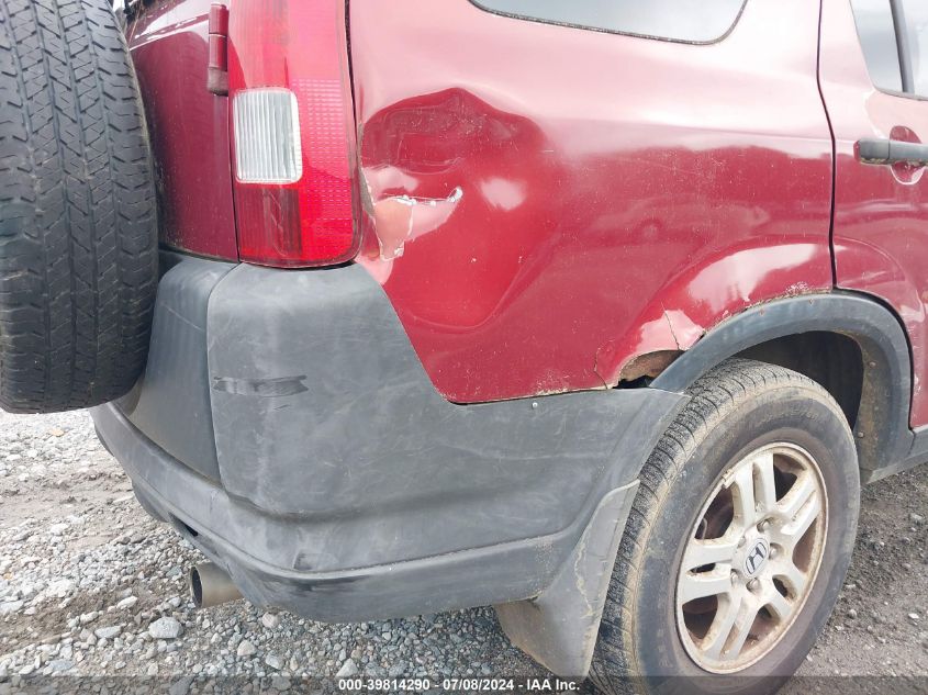 2004 Honda Cr-V Ex VIN: JHLRD78874C051842 Lot: 39814290