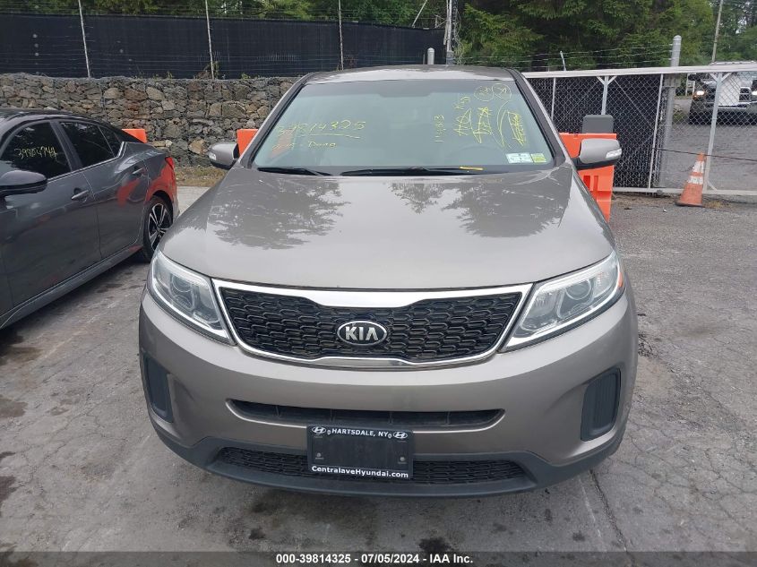 2015 Kia Sorento Lx VIN: 5XYKTCA60FG614523 Lot: 39814325