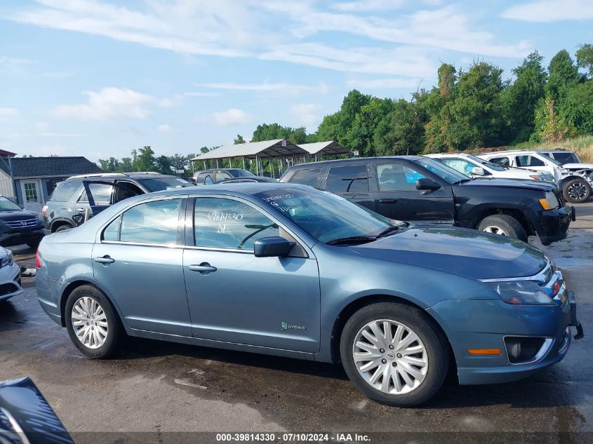 2012 Ford Fusion Hybrid VIN: 3FADP0L30CR429510 Lot: 39814330