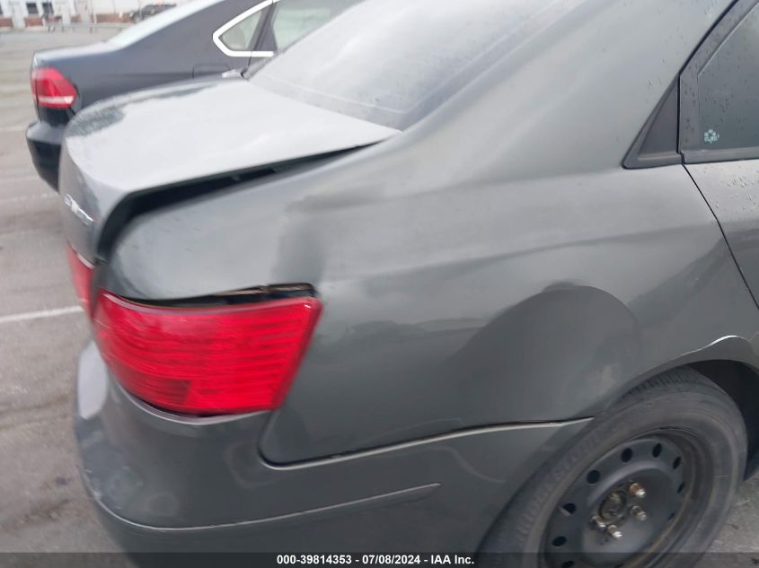 2009 Hyundai Sonata Gls VIN: 5NPET46CX9H553633 Lot: 39814353