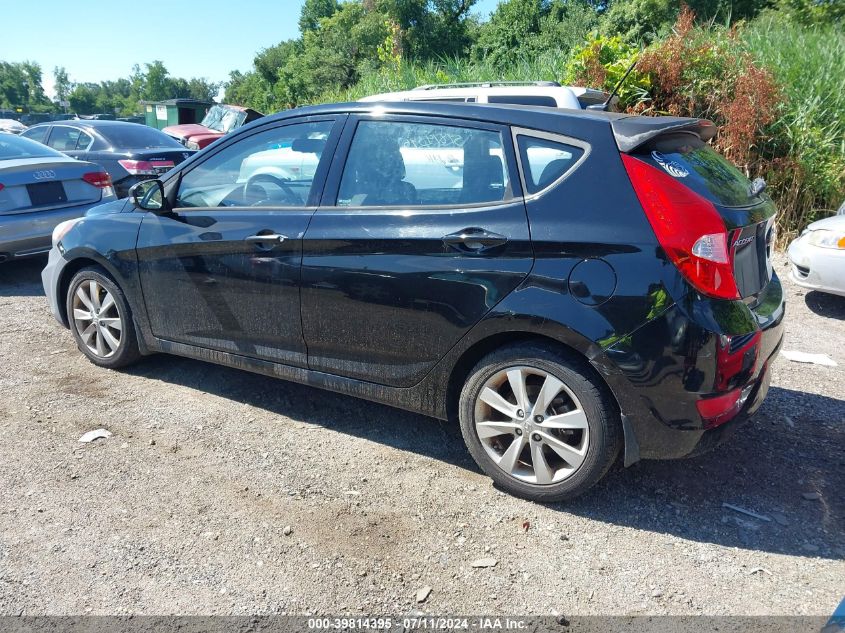 2013 Hyundai Accent Se VIN: KMHCU5AE8DU109454 Lot: 39814395