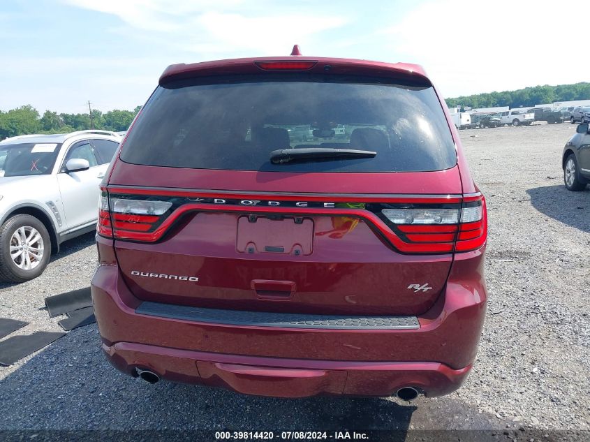 2019 Dodge Durango R/T Rwd VIN: 1C4SDHCT5KC673997 Lot: 39814420