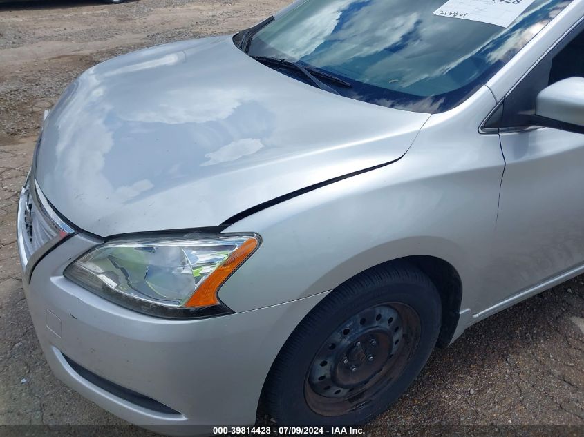 2015 Nissan Sentra S/Sv/Sr/Sl VIN: 3N1AB7AP9FY383358 Lot: 39814428