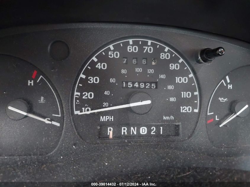 2000 Ford Ranger Xl/Xlt VIN: 1FTYR14V0YTA11353 Lot: 39814432