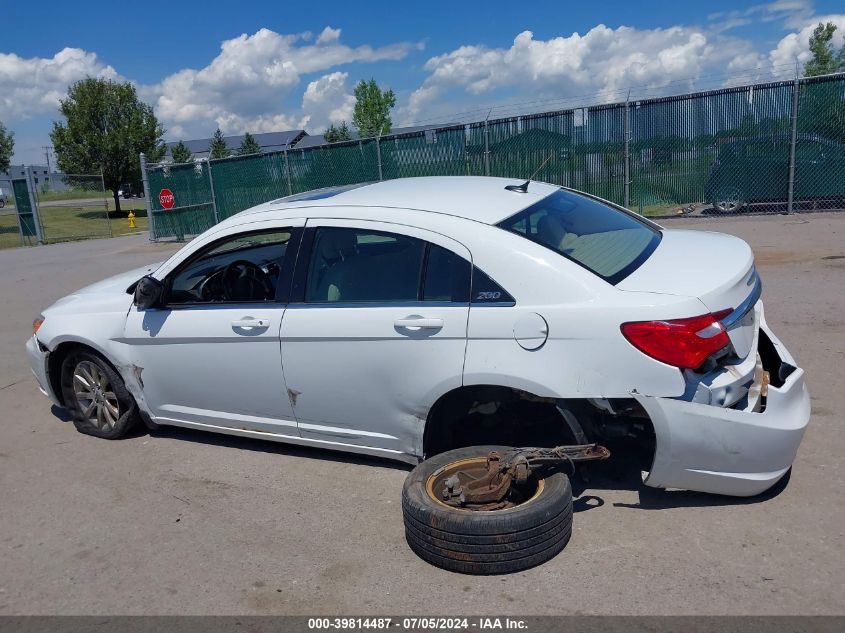 2012 Chrysler 200 Touring VIN: 1C3CCBBG0CN211494 Lot: 39814487