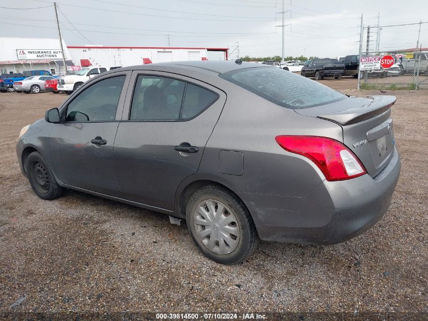 2013 Nissan Versa 1.6 S+ VIN: 3N1CN7AP4DL835582 Lot: 39814500