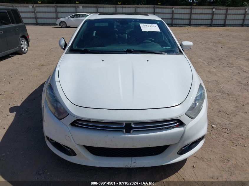 2013 Dodge Dart Limited VIN: 1C3CDFCH6DD576040 Lot: 39814501