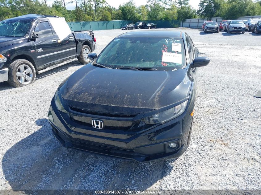 2020 Honda Civic Sedan Sport VIN: 19XFC2F86LE013521 Lot: 39814507