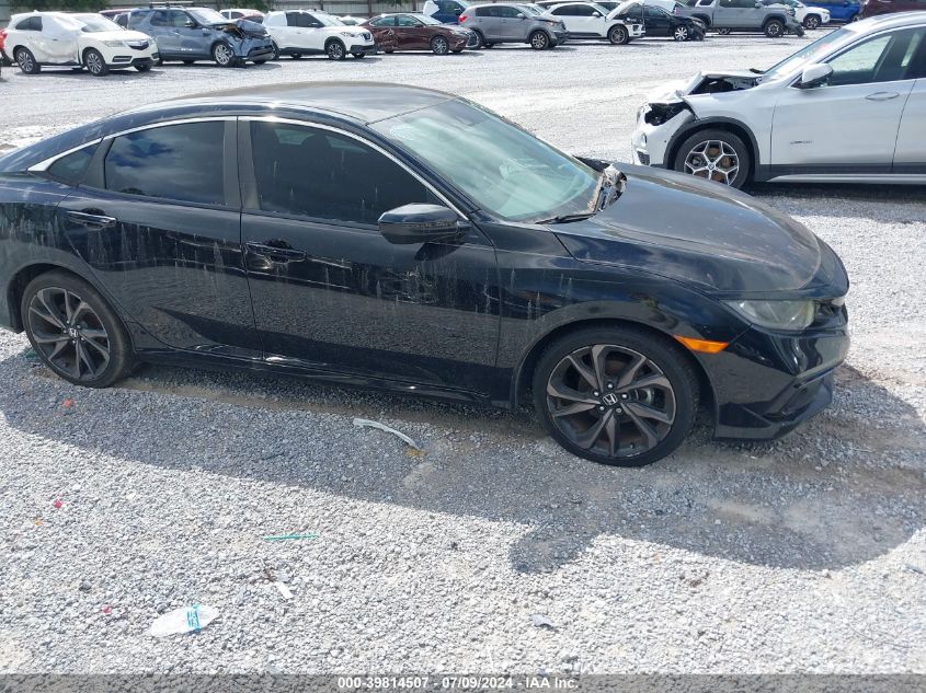 2020 Honda Civic Sedan Sport VIN: 19XFC2F86LE013521 Lot: 39814507