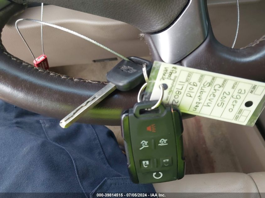 2015 Chevrolet Suburban 1500 Lt VIN: 1GNSCJKC8FR581997 Lot: 39814515