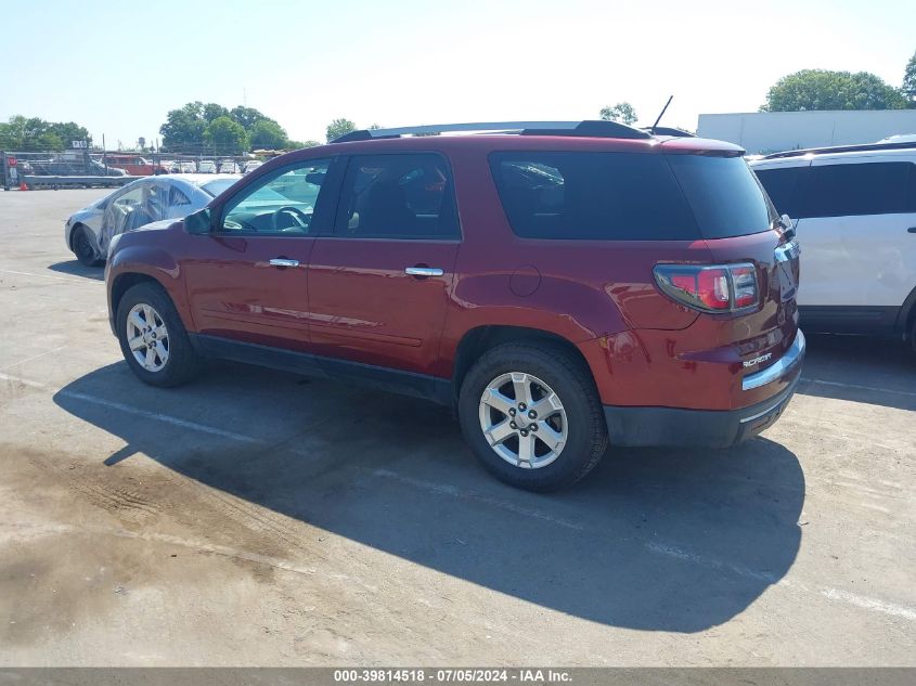 2015 GMC Acadia Sle-1 VIN: 1GKKRNEDOFJ329604 Lot: 39814518