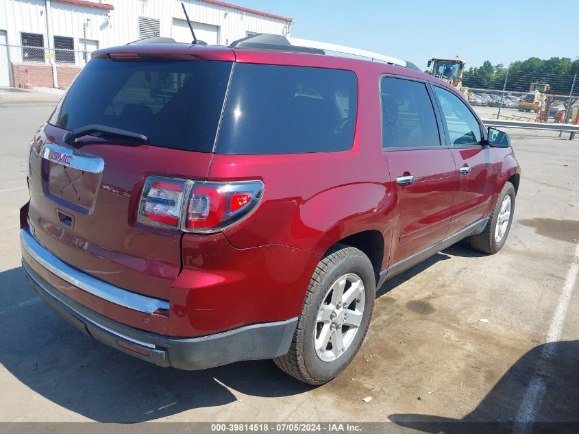 2015 GMC Acadia Sle-1 VIN: 1GKKRNEDOFJ329604 Lot: 39814518