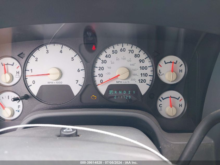 2007 Dodge Ram 2500 Slt/Sport VIN: 3D3KR28D97G791904 Lot: 39814528