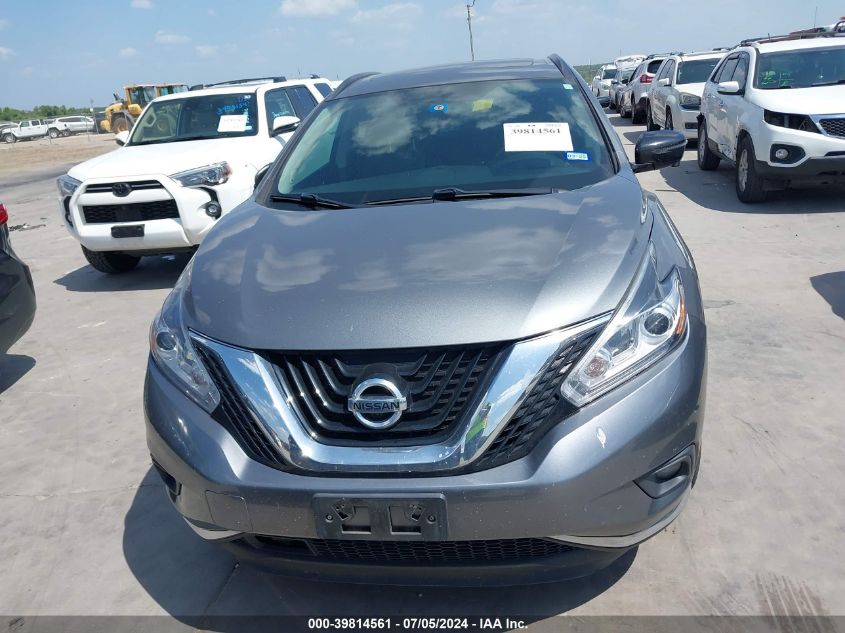 2017 Nissan Murano Platinum VIN: 5N1AZ2MG9HN186113 Lot: 39814561