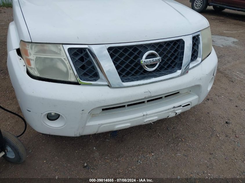 2011 Nissan Pathfinder S/Le/Se VIN: 5N1AR1NN6BC620692 Lot: 39814585