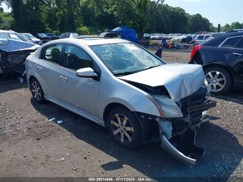 2012 Nissan Sentra 2.0 Sr VIN: 3N1AB6AP6CL625672 Lot: 39814586