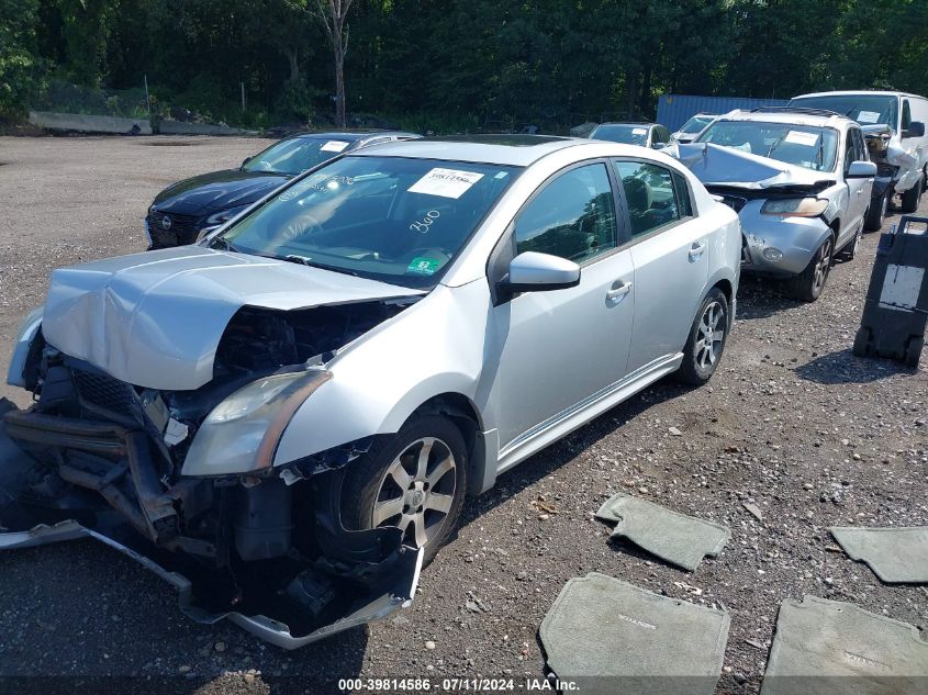 2012 Nissan Sentra 2.0 Sr VIN: 3N1AB6AP6CL625672 Lot: 39814586