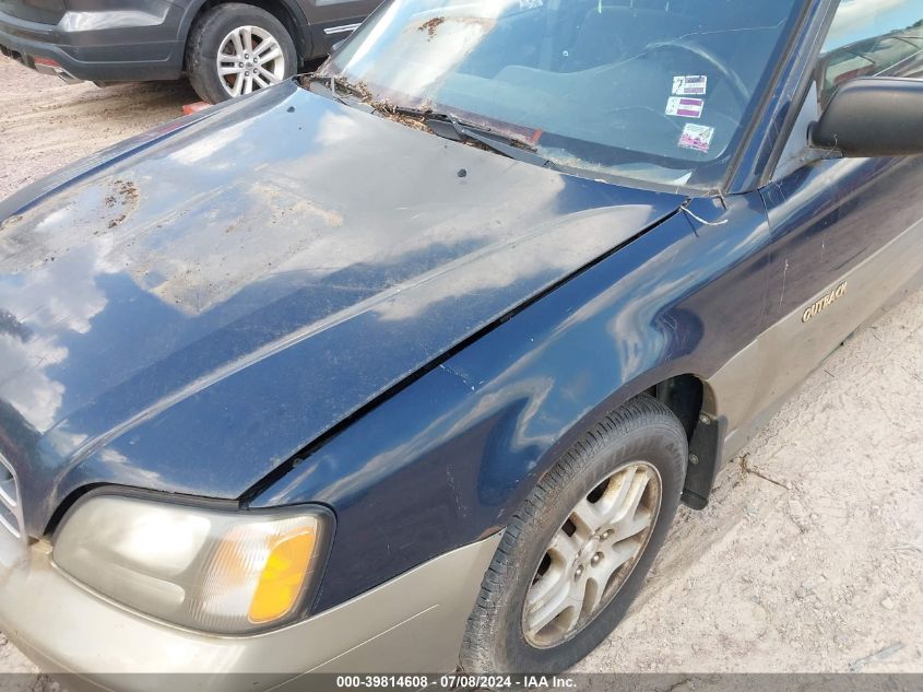 2000 Subaru Outback VIN: 4S3BH6754Y7616485 Lot: 39814608