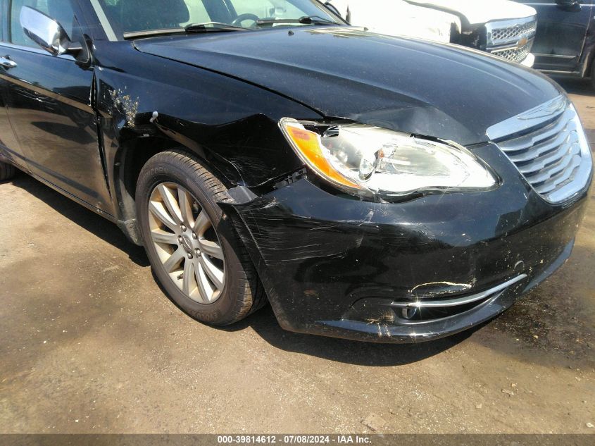 2013 Chrysler 200 Limited VIN: 1C3CCBCG5DN523553 Lot: 39814612