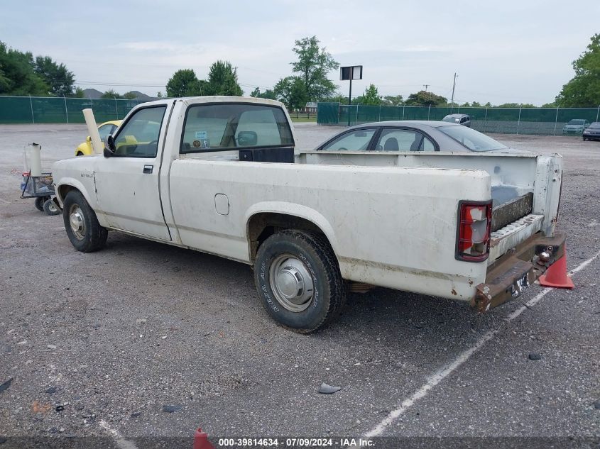 1B7GN14M7HS438193 1987 Dodge Dakota