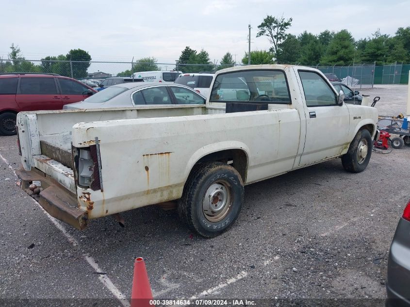 1B7GN14M7HS438193 1987 Dodge Dakota